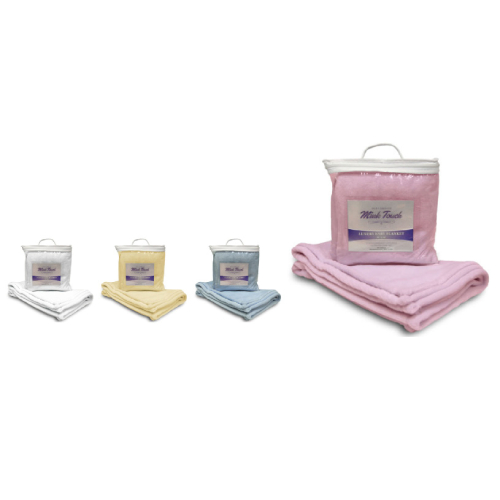 B5019 - Personalized Mink Touch Baby Blanket