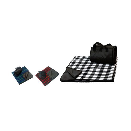 B5012 - Pattern Fleece Picnic Blanket With Water Proof Shell-Pattern