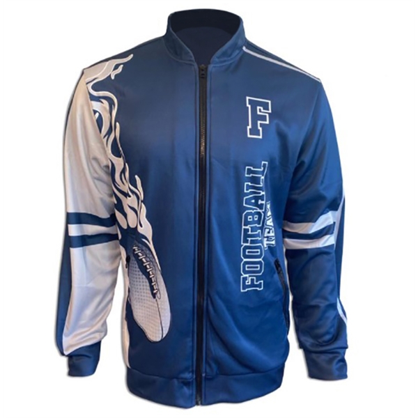 SUT92 - Fully Sublimated Full Zipper Collar Jacket with Logo