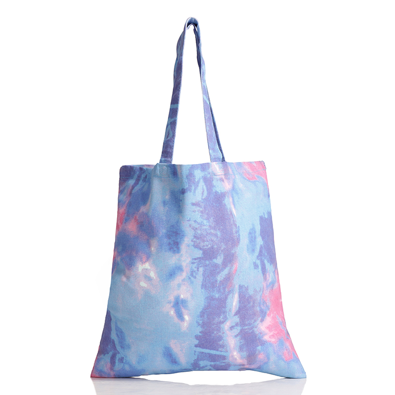 TD800 - Personalized Cotton Canvas Tie-Dye Tote Bags in Bulk