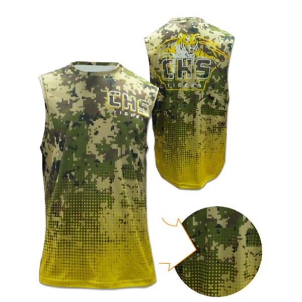 SUT124 - Custom Sleeveless 6oz T-Shirts - Wholesale Sublimated Tanks