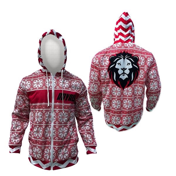 SHH181 - Custom Embroidered Full Zip Fleece Hooded Jacket