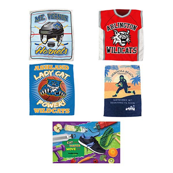 Premium Custom Sublimated Rally Towels Wholesale Promotional Rally Towels