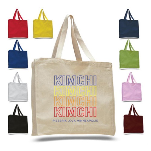 Q125300 Cotton Canvas Gusset Tote