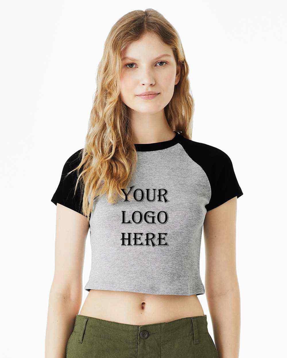 1201-B3000 - Bella + Canvas - Women's Micro Rib Raglan Baby Tee
