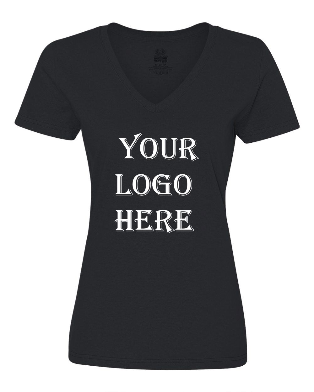 L39VR-FL700 - Fruit of the Loom - HD Cotton Women's V-Neck T-Shirt with Customization