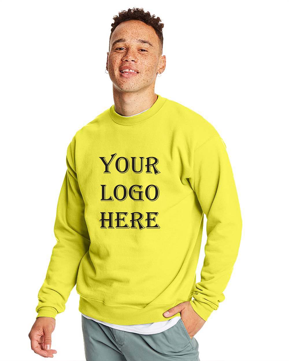 P160-H3000 - Hanes - Ecosmart Crewneck Sweatshirt
