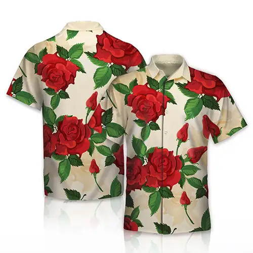 S12766 - Unisex 135 GSM Dye Sublimation Hawaiian Shirt