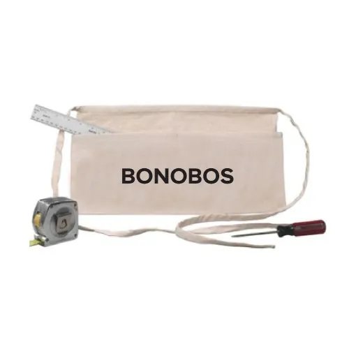 SST17-10 - Contractor Waist Apron With 2 Front Pockets, 10oz. Natural Cotton