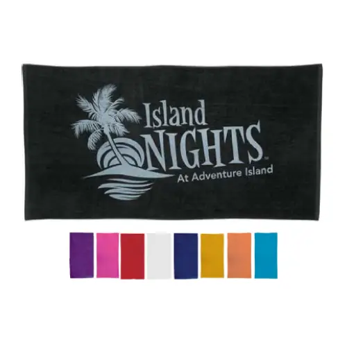 STV3060 - Customized Velour Beach Towel For Promotional Use 