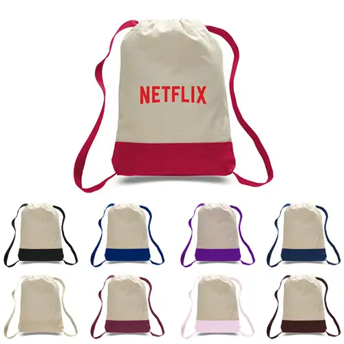 Q125700 - Heavy Canvas Sport Backpack with Adjustable Straps