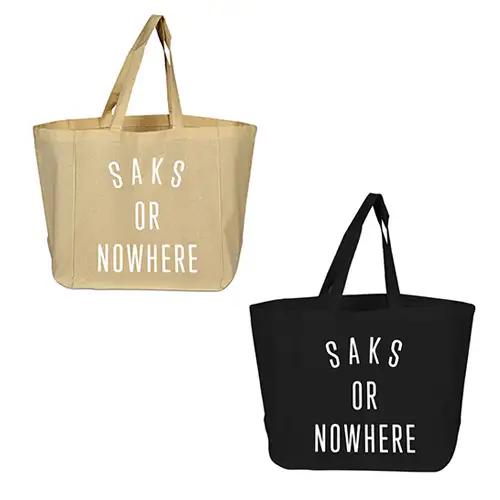 Q1614 - Bulk Cotton Sheeting Grocery Bags With Logo