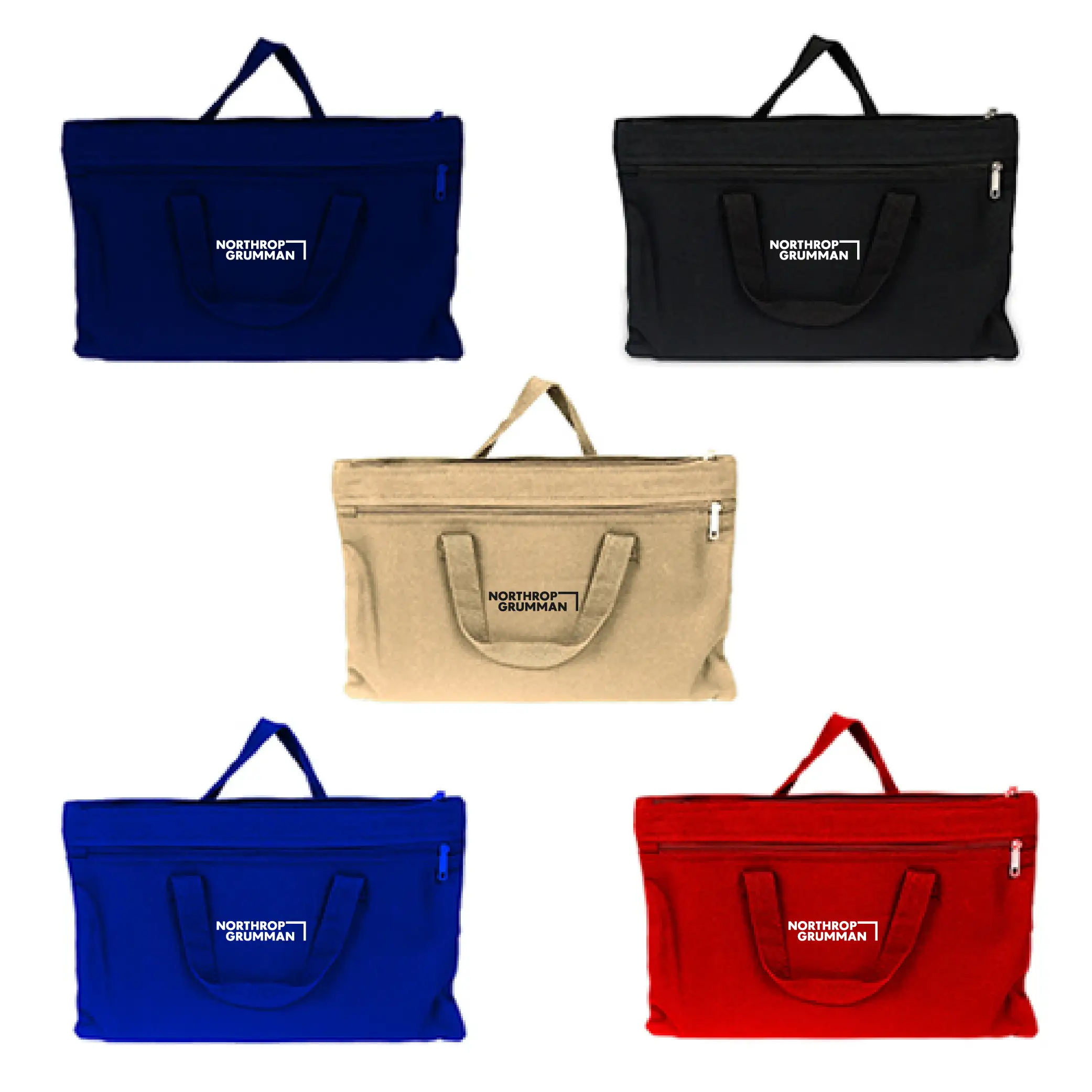 Q1626 - Eco-Friendly Custom Canvas Document Bag with Logo