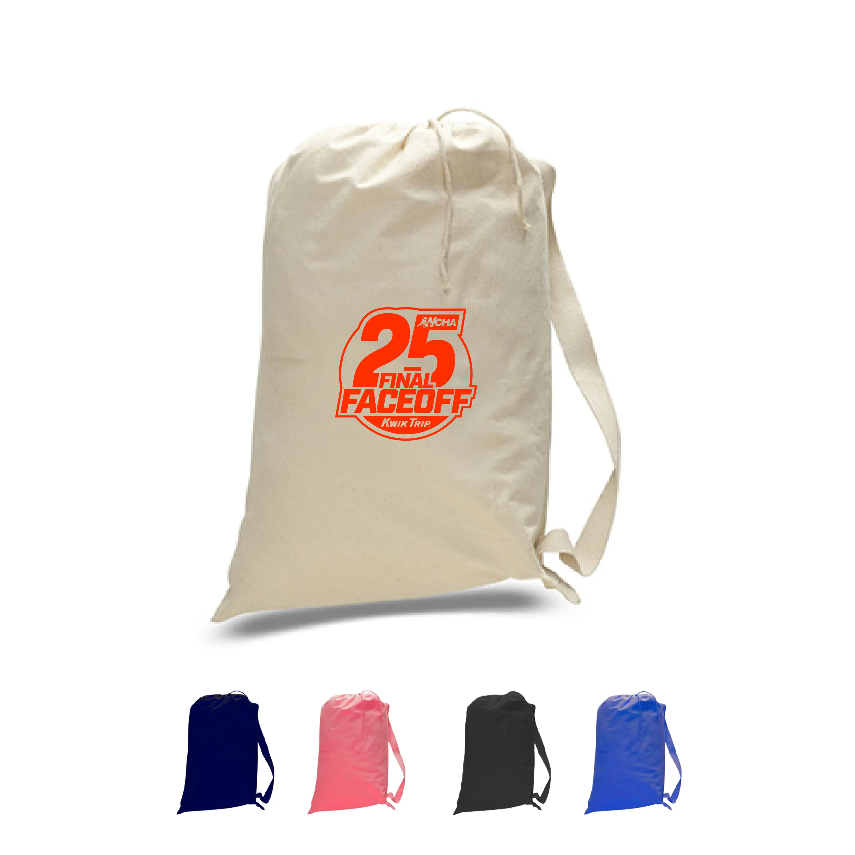 QLBS - Wholesale Small Canvas Laundry Bag With Custom Logo