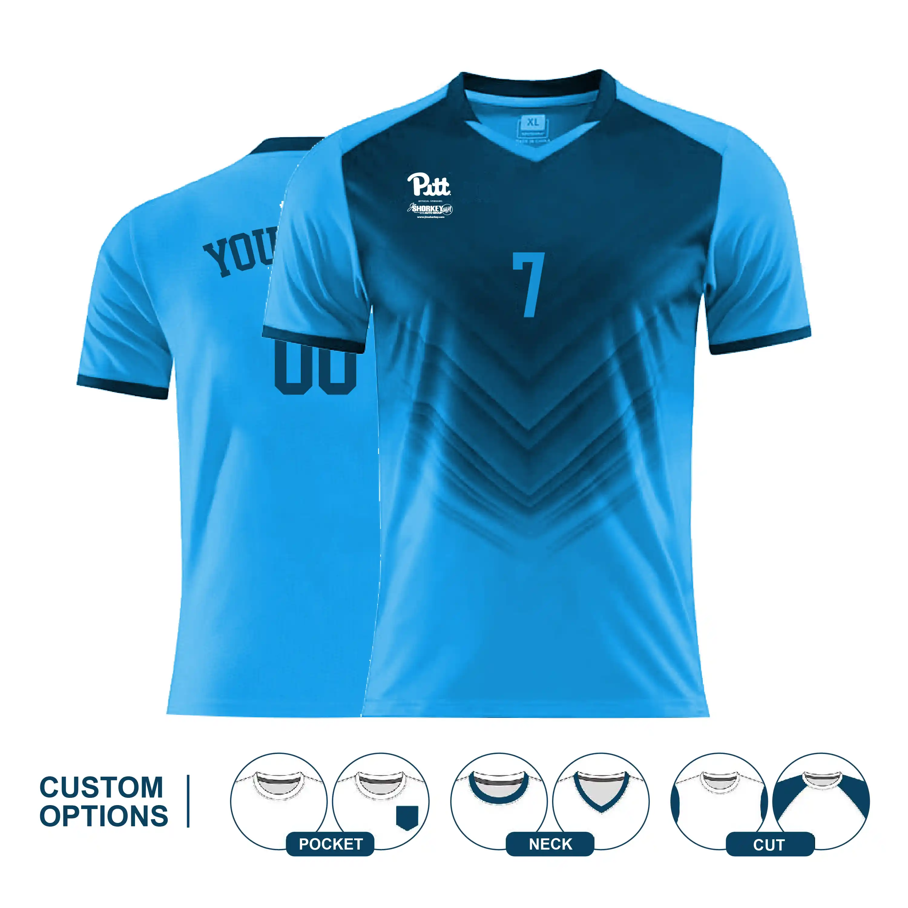 S12975 - Custom Sublimated Soccer Jerseys, Durable, Personalized for Promotional Events