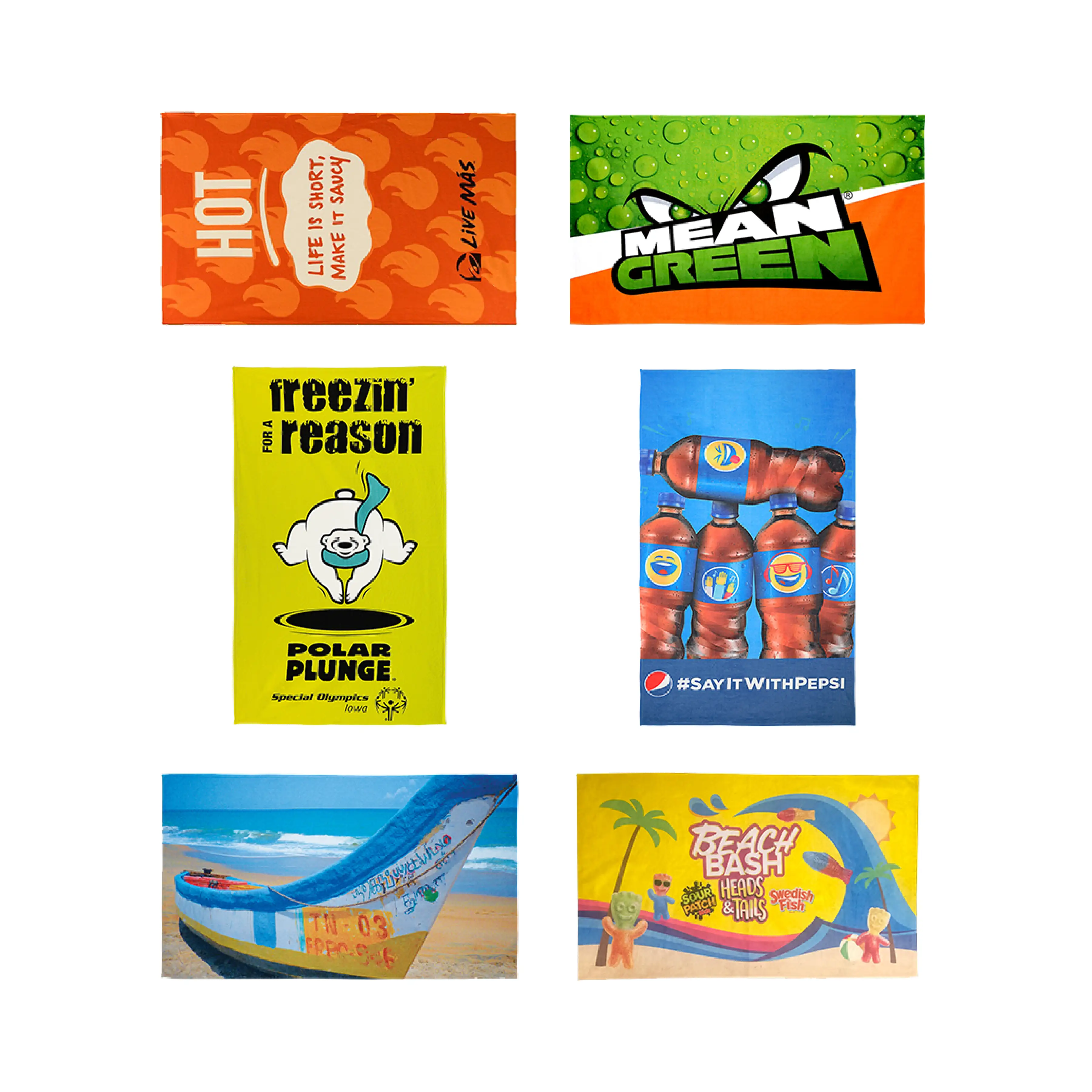 SBT3560 - Promotional Sublimated Beach Towel At Best Price