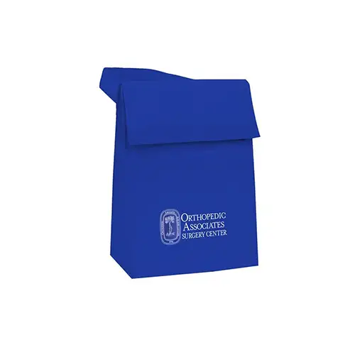 SST91 - Custom Logo Non Woven Lunch Pack with Zip Closure