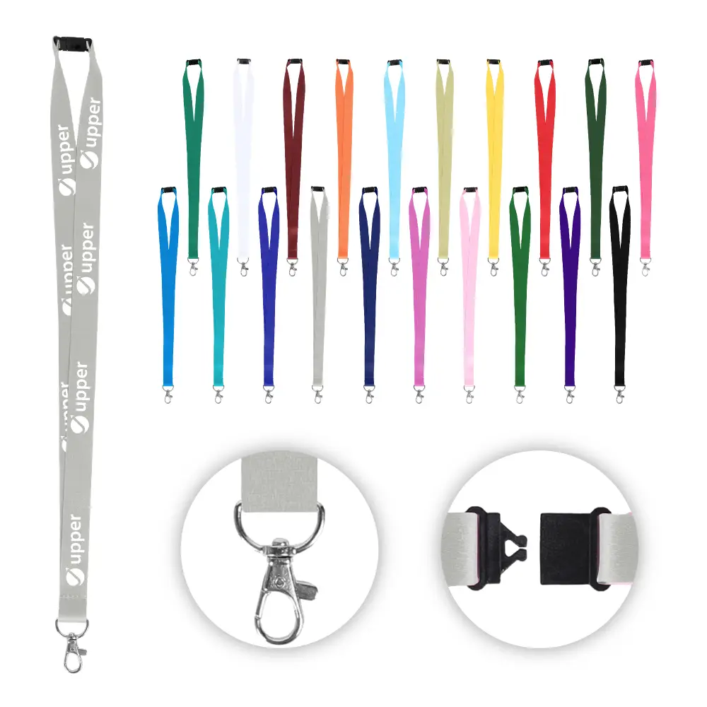 S12008 - Wholesale Sublimated Lanyard with Plastic Breakaway for Promotions
