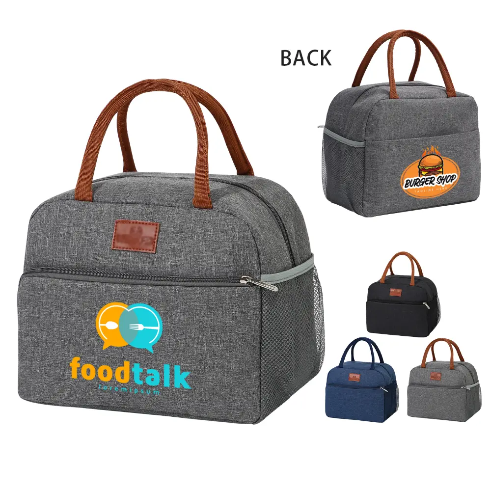 S12038 - Custom Insulated 12 Can Lunch Tote Bag