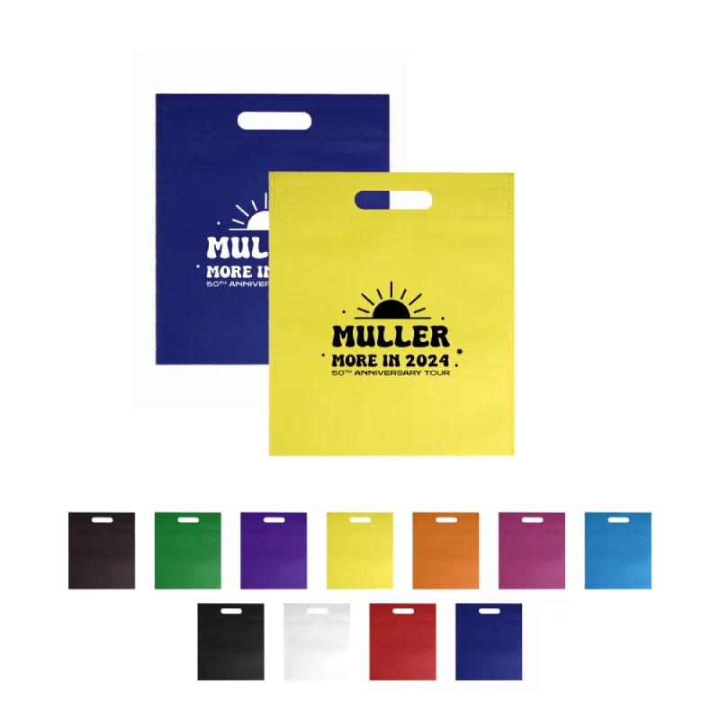 S12077 - Printed Exhibition Non-Woven Tote Bag In Bulk 