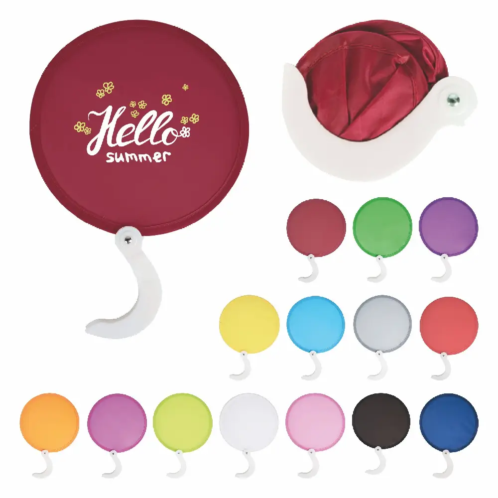 S12157 - Customized Pop Up Hand Fan with Handle