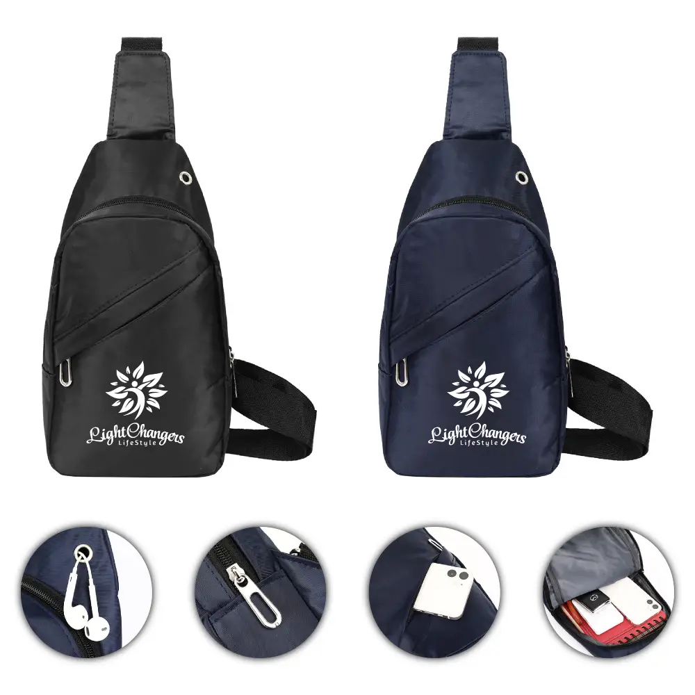 S12159 - Waterproof Crossbody Sling Backpack in Bulk