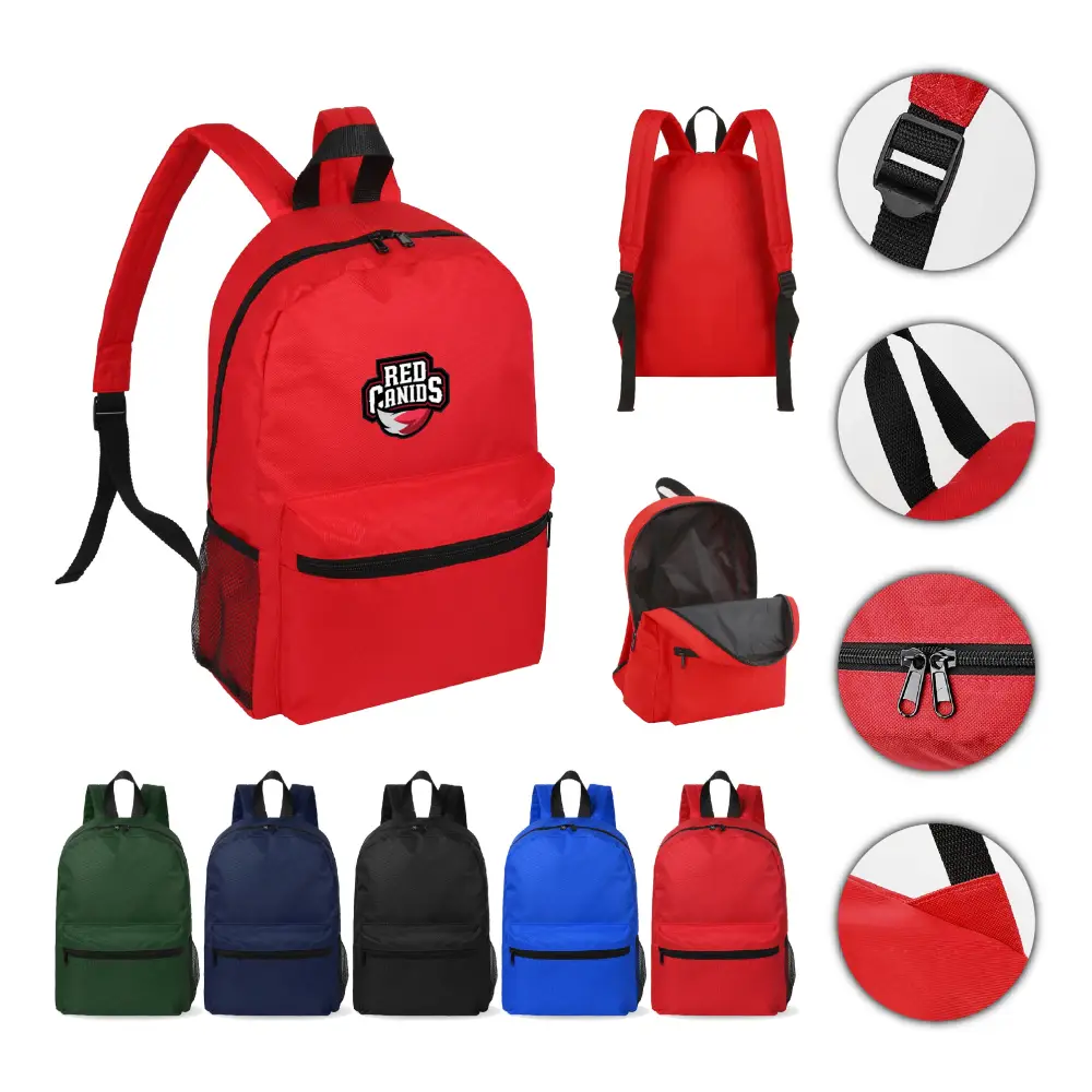 S12162 - Heavy Duty Backpack with Adjustable Straps