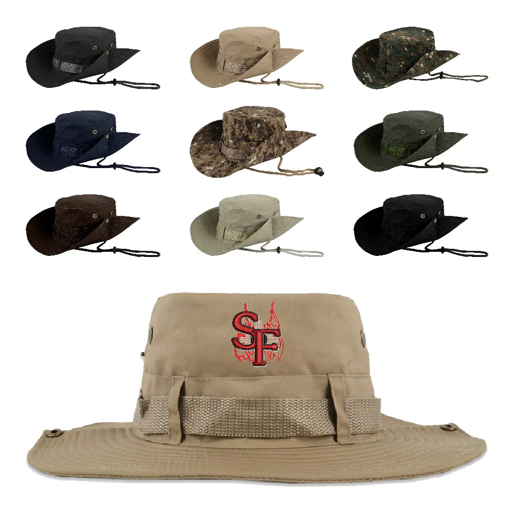 S12303 - Wholesale Jungle Boonie Bucket Hat Customizable