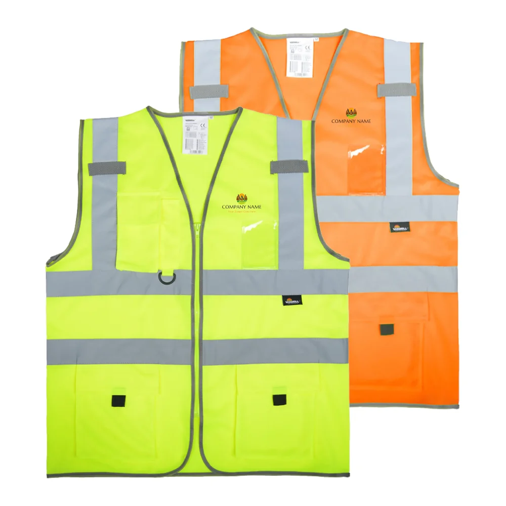 S12370 - Customizable Hi-Vis Safety Vest with Pockets


