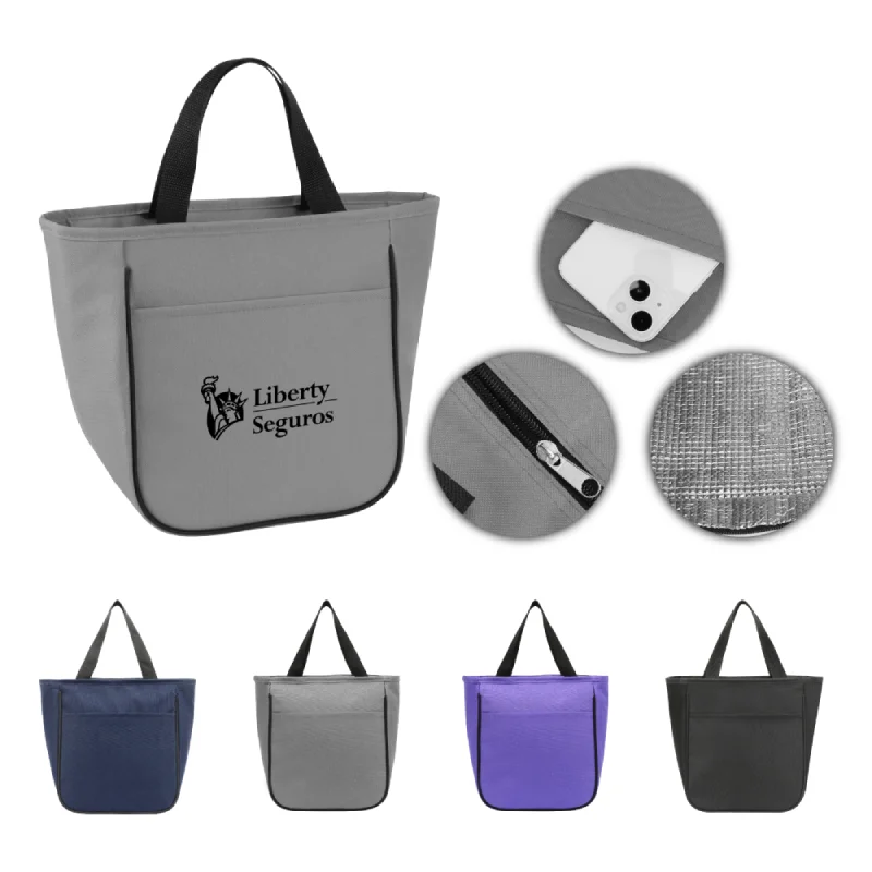 S12392 - Customized Insulated Cooler Bag for Lunch