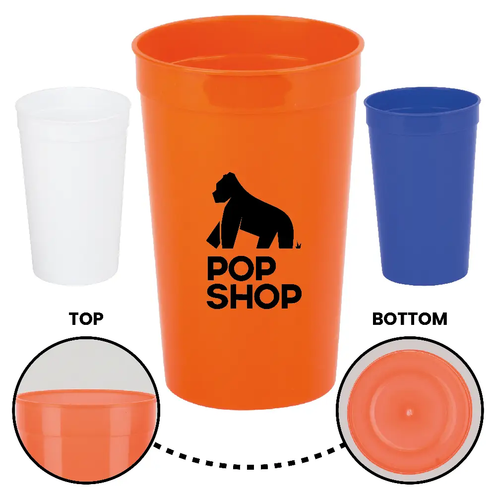 S12576 - Reusable Stadium Plastic Cups in Bulk