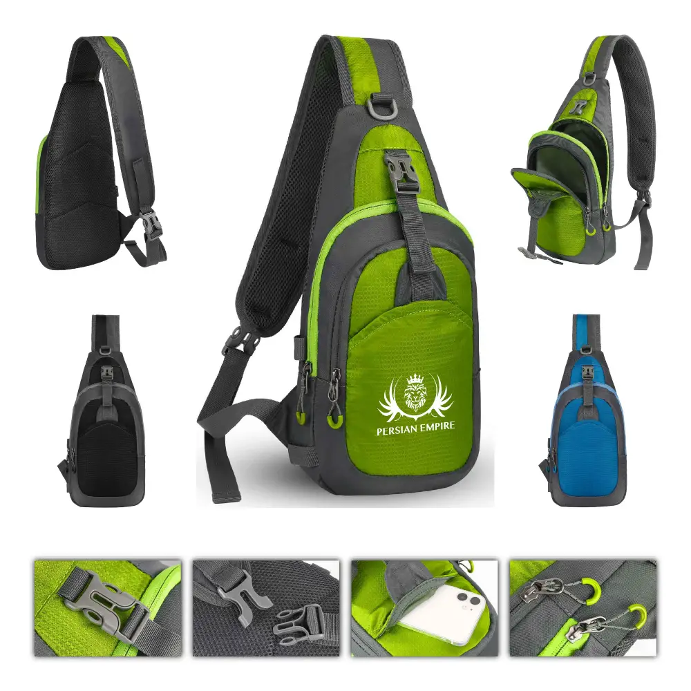 S12599 - Organized Small Crossbody Sports Bag Sling Backpack