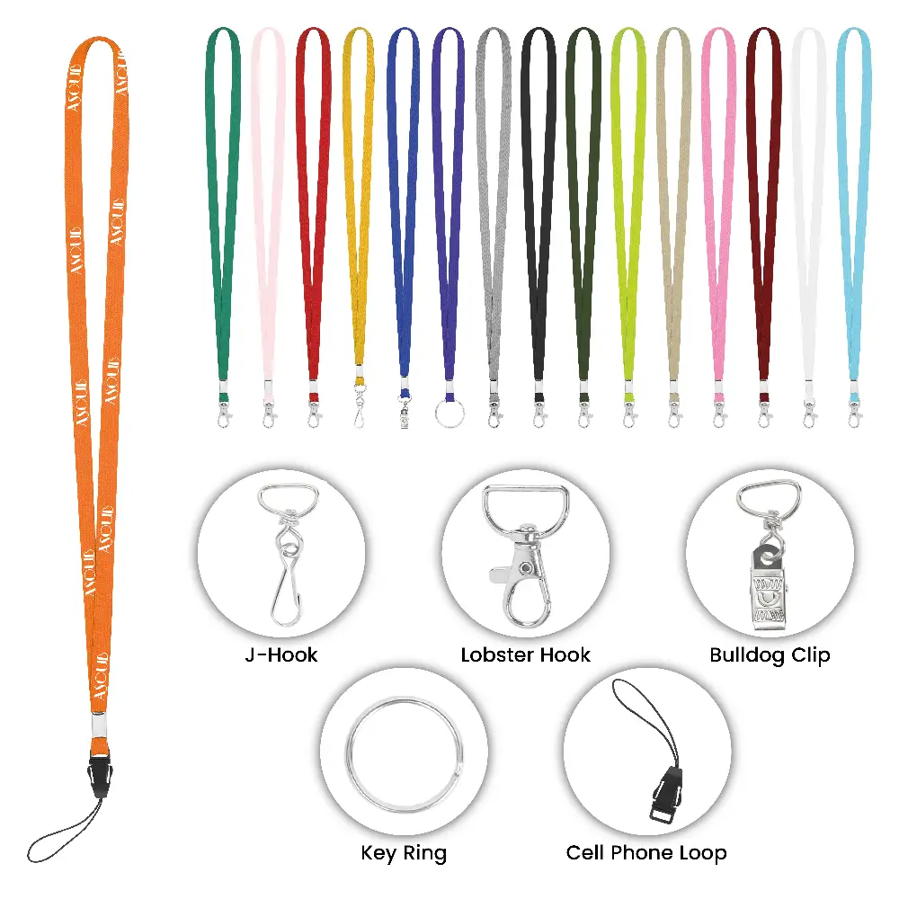 S12650 - Custom Printed Nylon Lanyard for Corporate Events
