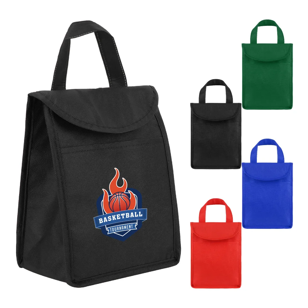 S12721 - Foodies Insulated Non-Woven Lunch Bag With Logo