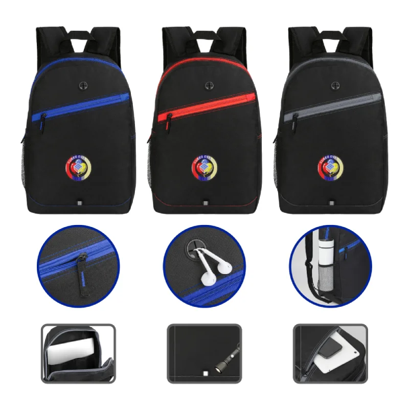S12825 - 15'' Custom Printed Laptop Backpacks