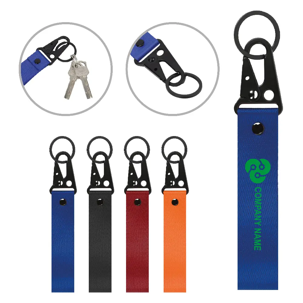 S12882 - Motorcycle Keychain with Eagle Mouth Buckle in Bulk