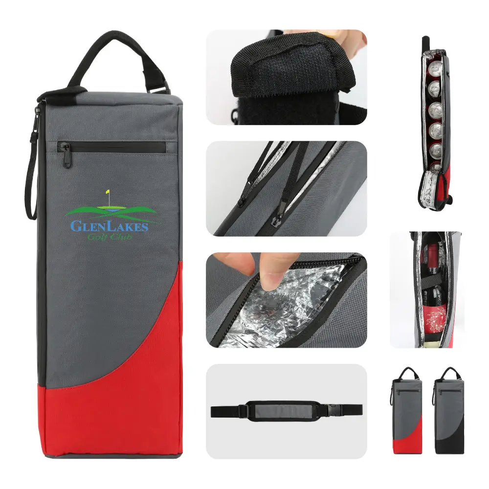 S12909 - Promotional Golf Bag Cooler for 6 Can