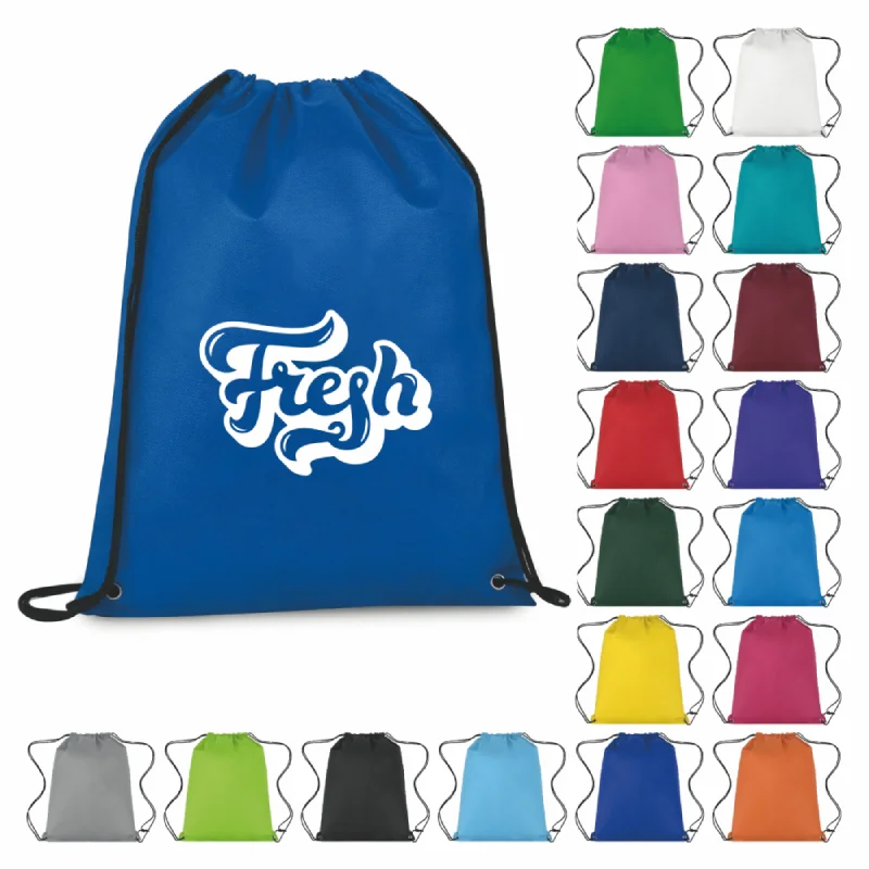 S12918 - Non-Woven Drawstring Backpacks