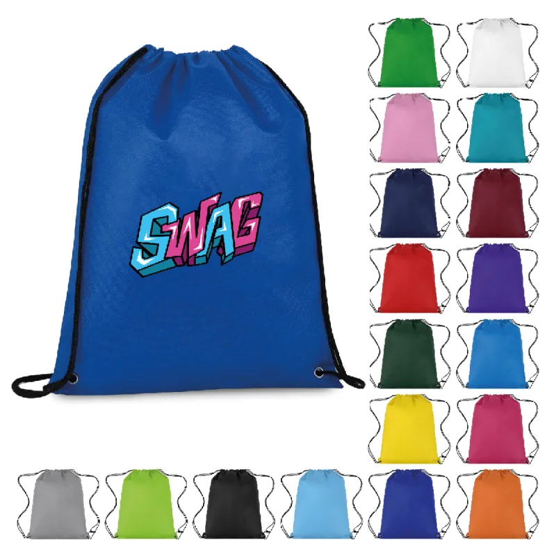 S12918 - Non-Woven Drawstring Backpacks