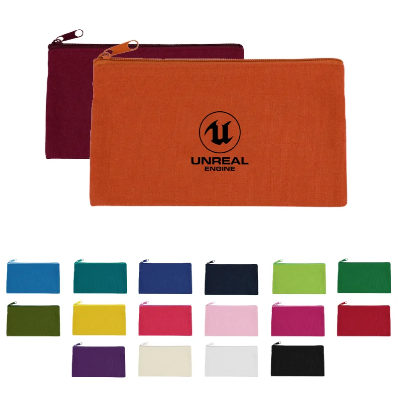 S12977 - All-Purpose Canvas Makeup Bag With Your Logo