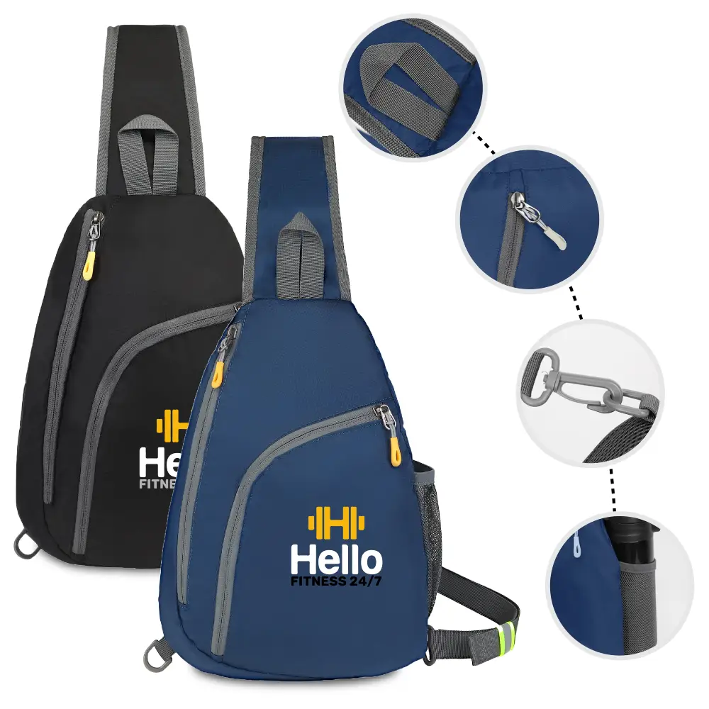 S13135 - Scratchproof RFID Crossbody Bag Sling Backpack in Bulk 