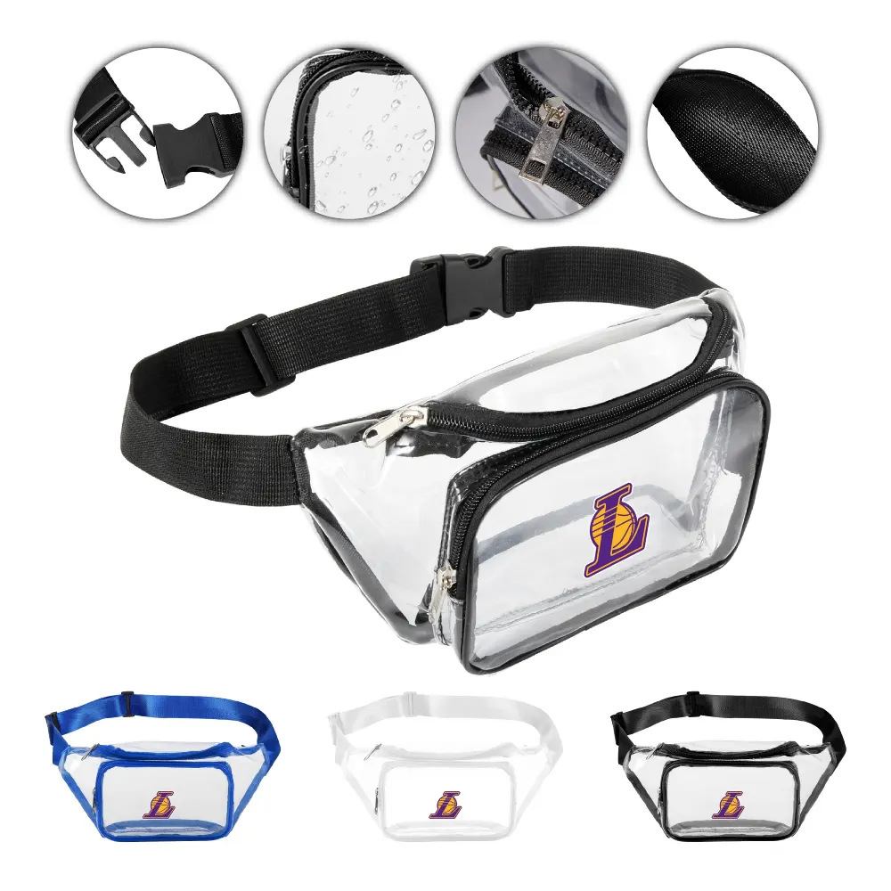 S13547 - Wholesale Clear PVC Fanny Pack In Bulk