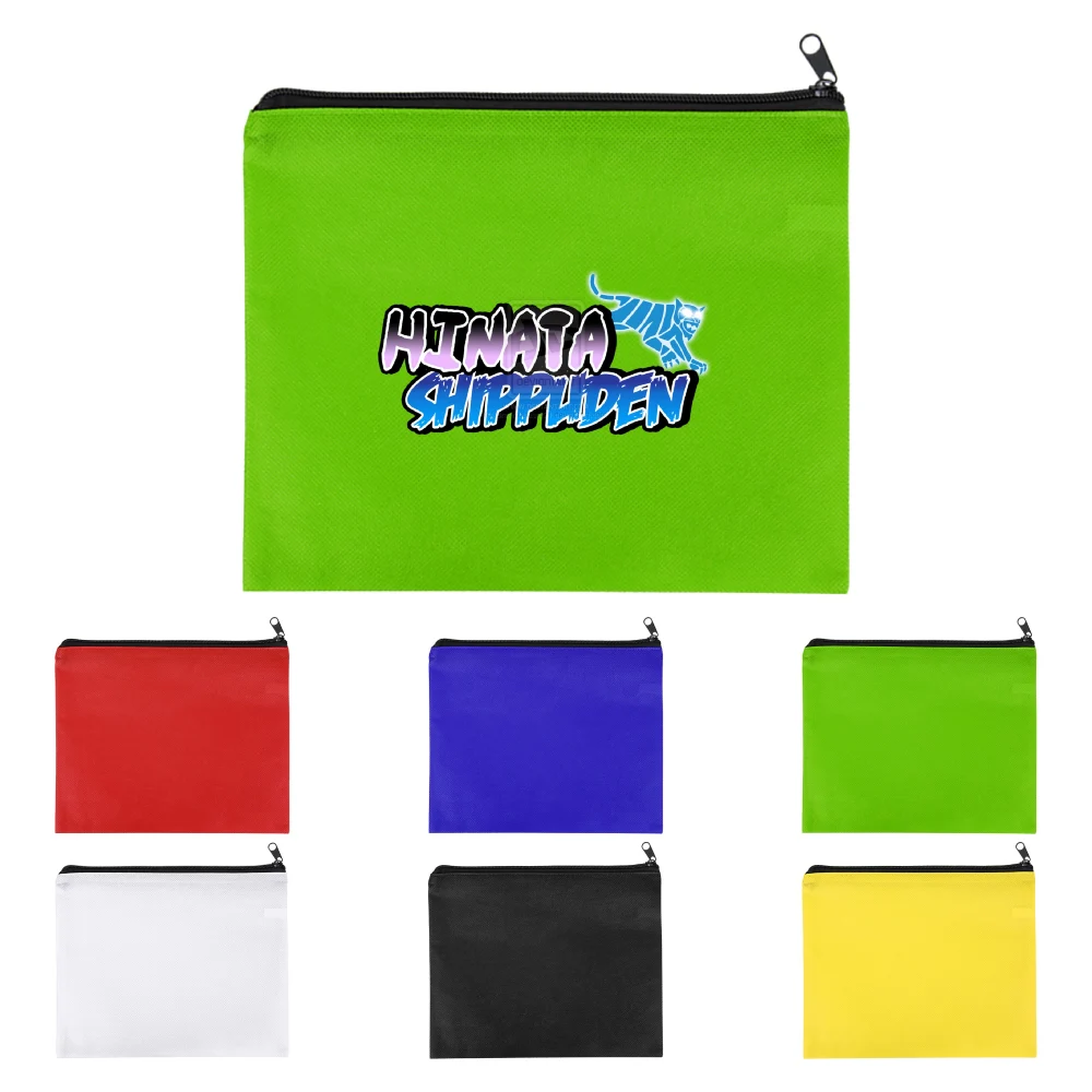 S13890 - Custom Non-woven Utility Pouch Bag with Logos