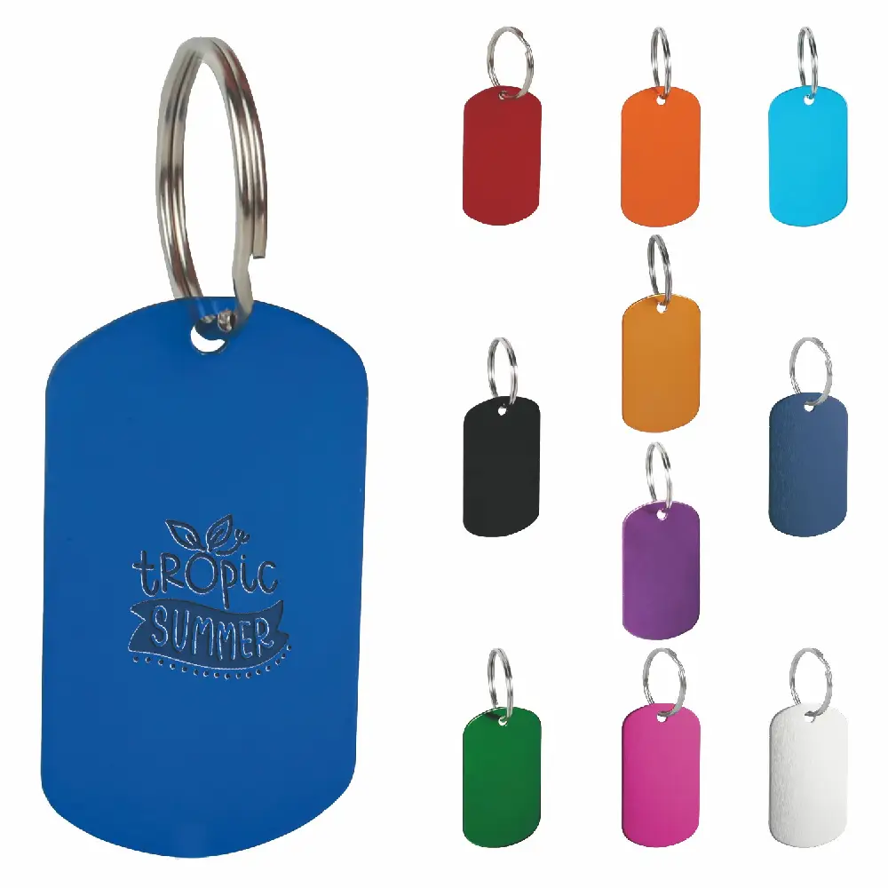 S17057 - Metallic Dog Tag with Personalization