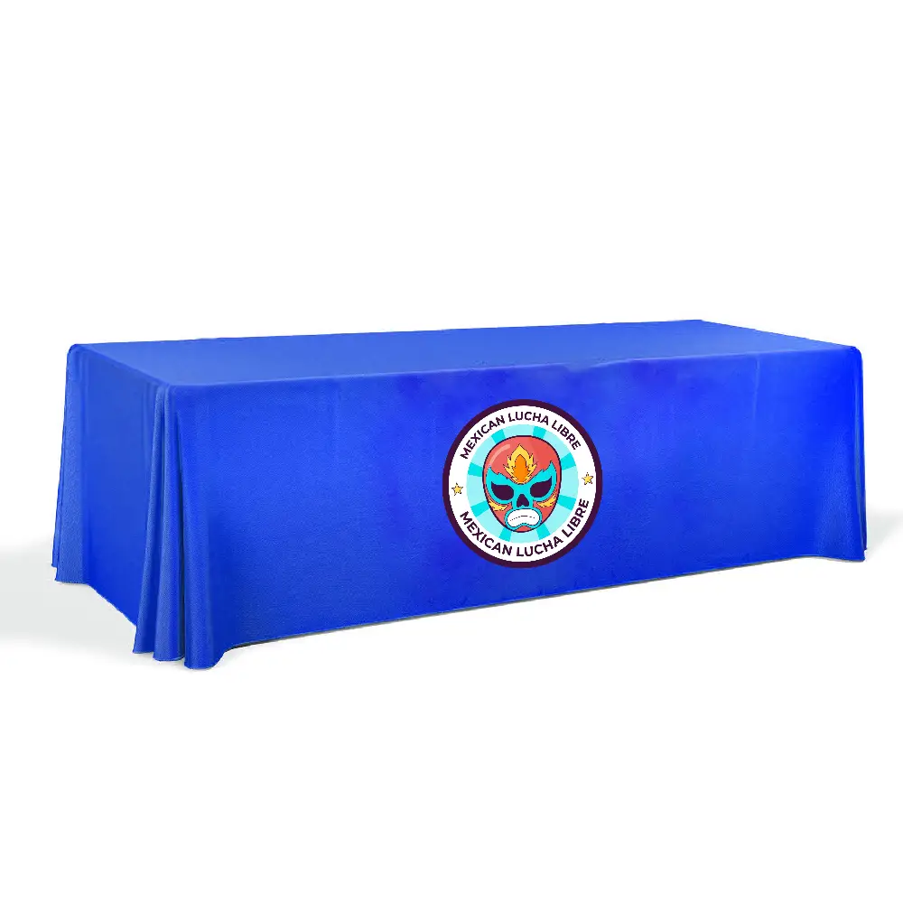S18046 - Wholesale 4 Sides Draped Table Cover with Customization