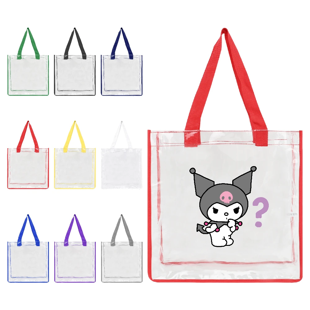 S12059 - Custom Clear Stadium Tote Bags Printed Logo