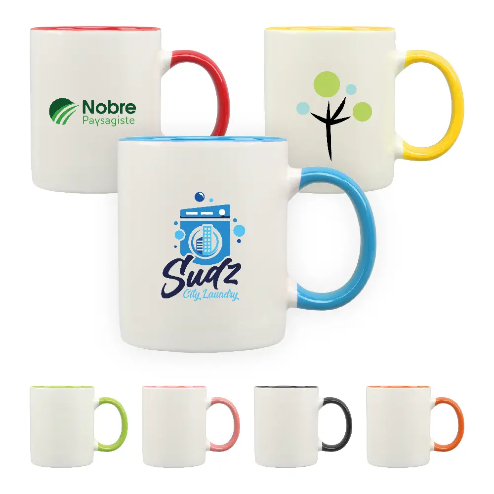 S18374 - Two Tone Promotional Ceramic Coffee Mug