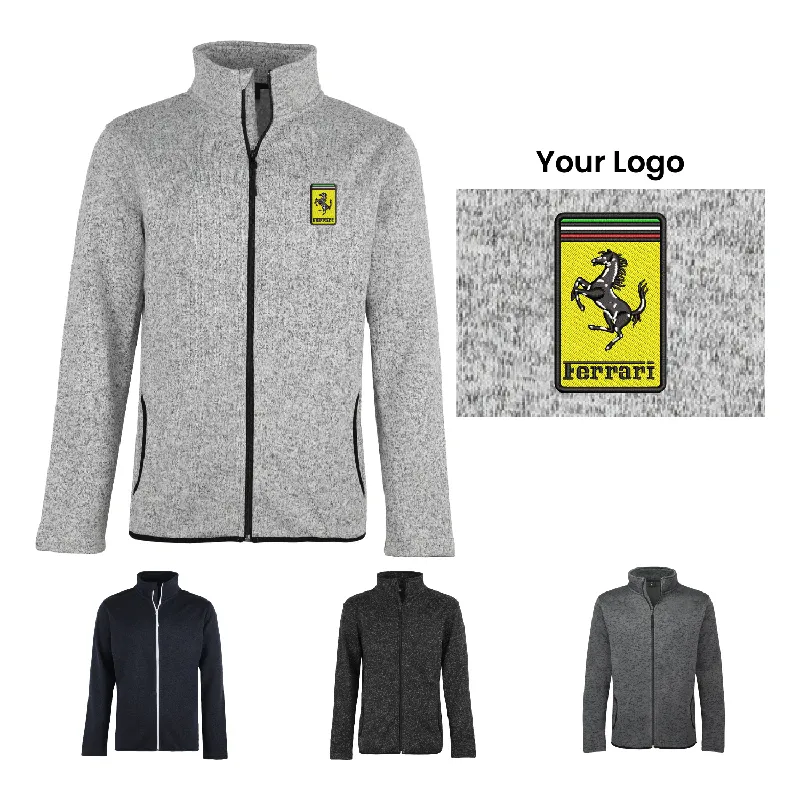 S19112 - Men's And Women Full-Zip Sweater Fleece Jacket