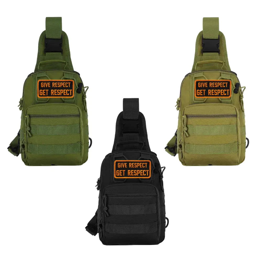 S13136 - Personalized Outdoor Tactical Shoulder Sling Bag