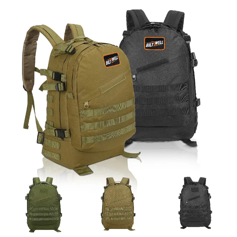 S12158 - Personalized MOLLE Style Military Tactical Backpack